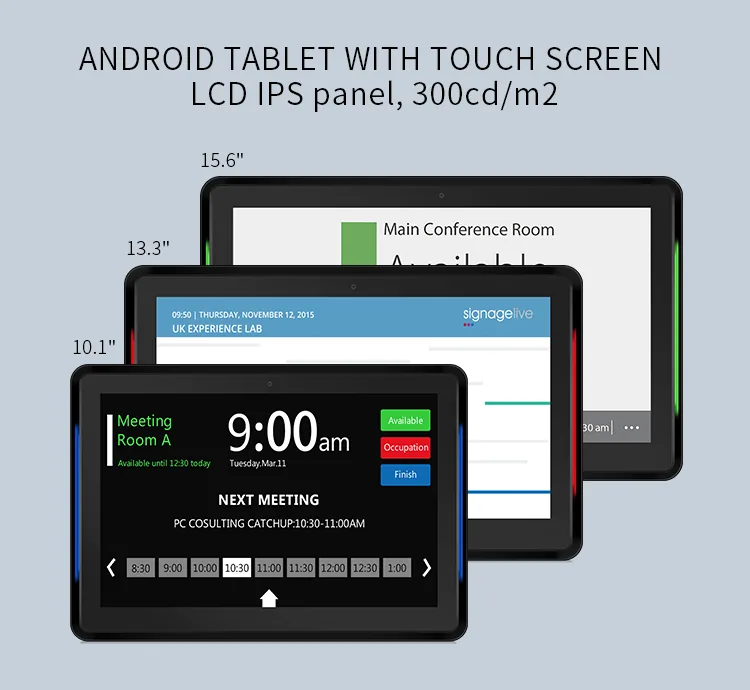 101inch Android Poe Wallmounted Tablet Pc Led Bars Rooted Open Source For Conference Room Scheduling Display - 1 101inch Android Poe Wallmounted Tablet Pc Led Bars Rooted Open Source For Conference Room Scheduling Display - 1