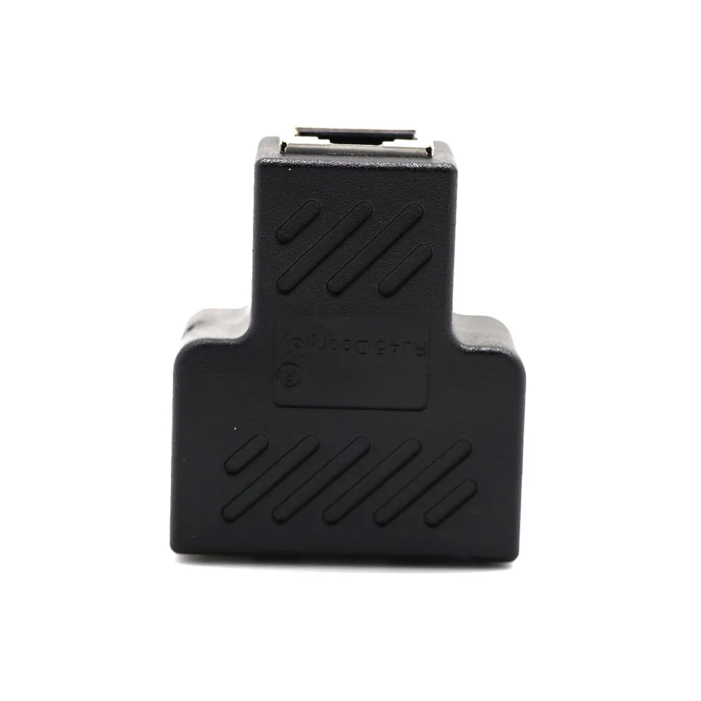 Highspeed 2way Ethernet Cable Adapter Lan Network Splitter Extender Internet Connection Input Output Adapter For Enhanced Connectivity - 5