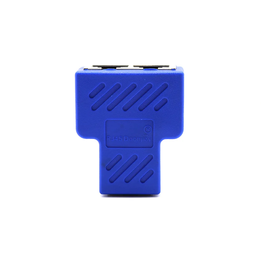 Highspeed 2way Ethernet Cable Adapter Lan Network Splitter Extender Internet Connection Input Output Adapter For Enhanced Connectivity - 16