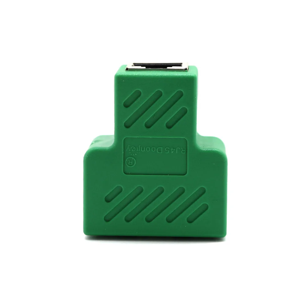 Highspeed 2way Ethernet Cable Adapter Lan Network Splitter Extender Internet Connection Input Output Adapter For Enhanced Connectivity - 30