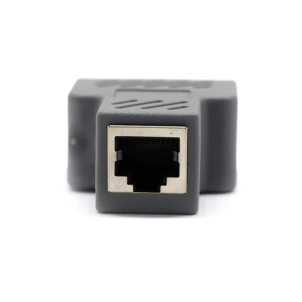 Highspeed 2way Ethernet Cable Adapter Lan Network Splitter Extender Internet Connection Input Output Adapter For Enhanced Connectivity - 33