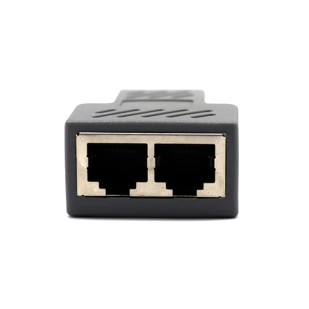 Highspeed 2way Ethernet Cable Adapter Lan Network Splitter Extender Internet Connection Input Output Adapter For Enhanced Connectivity - 34