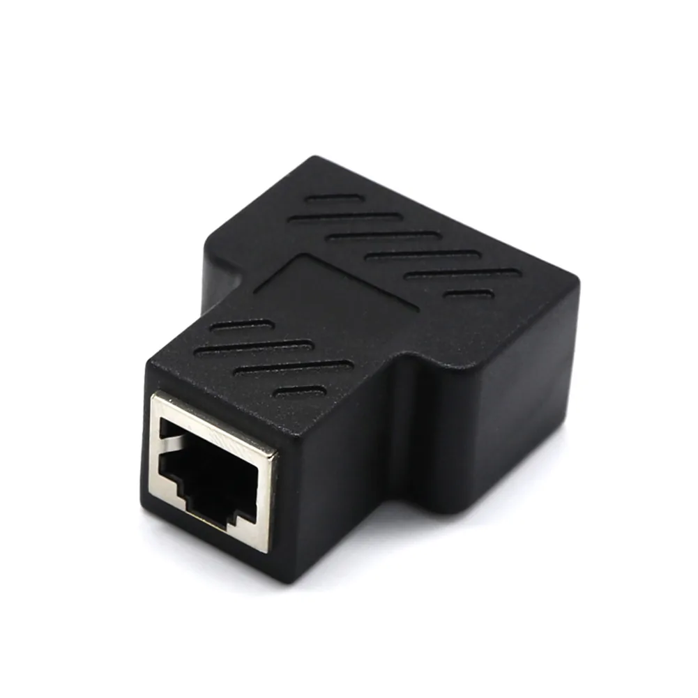 Highspeed 2way Ethernet Cable Adapter Lan Network Splitter Extender Internet Connection Input Output Adapter For Enhanced Connectivity - 3