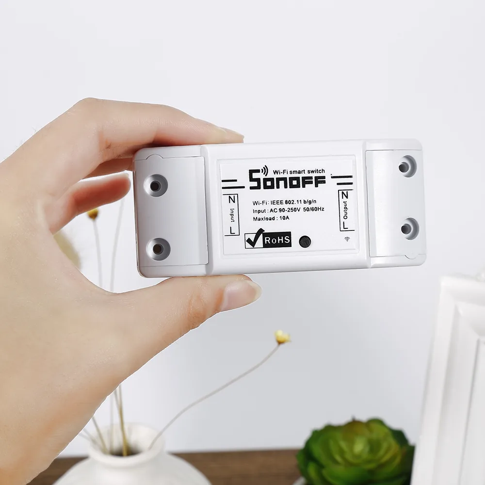 Sonoff Basic Wifi Switch 210pcs Compatible With Alexa Google Home 10a 2200w Wireless Remote Timer Automation Module - 2 Sonoff Basic Wifi Switch 210pcs Compatible With Alexa Google Home 10a 2200w Wireless Remote Timer Automation Module - 2