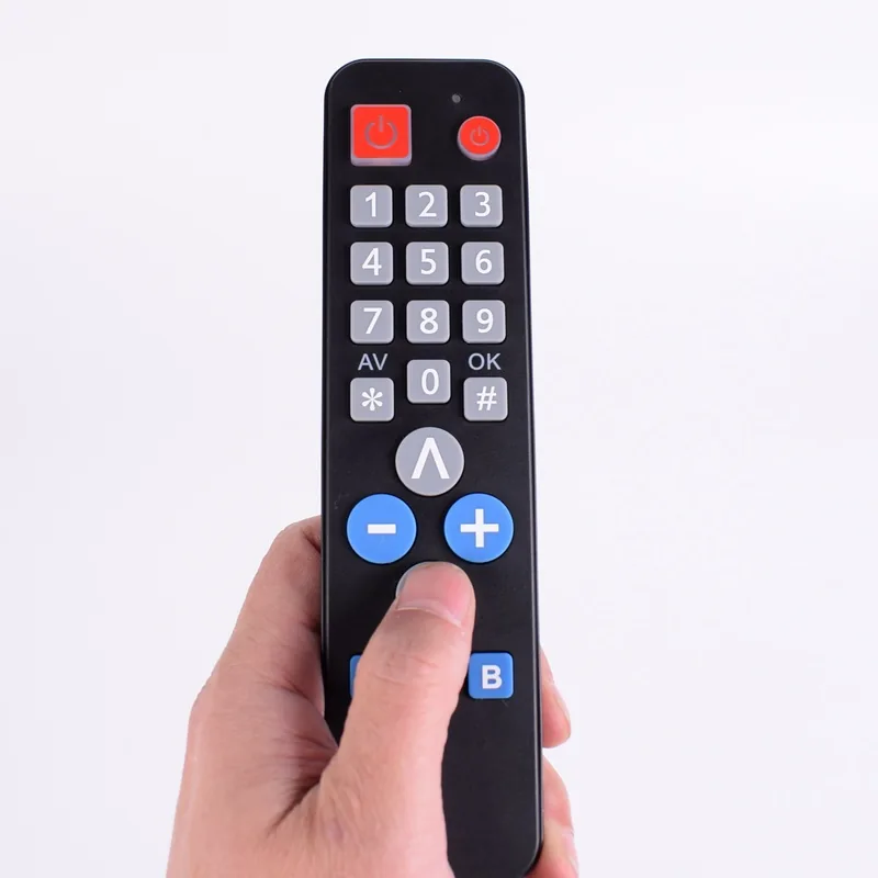 Universal 2device Remote Control With Learning Function For Tv Dvd Vcr Stb Dvb Userfriendly For Elderly - 1 Universal 2device Remote Control With Learning Function For Tv Dvd Vcr Stb Dvb Userfriendly For Elderly - 1