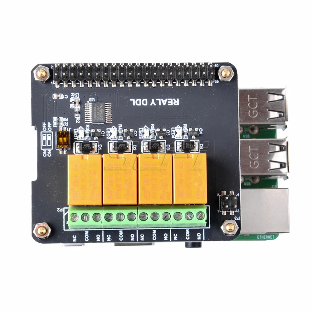 52pi Original 4channel Relay Hat Board For Raspberry Pi B 3b Plus 2b Not Including Rpi - 5 52pi Original 4channel Relay Hat Board For Raspberry Pi B 3b Plus 2b Not Including Rpi - 5