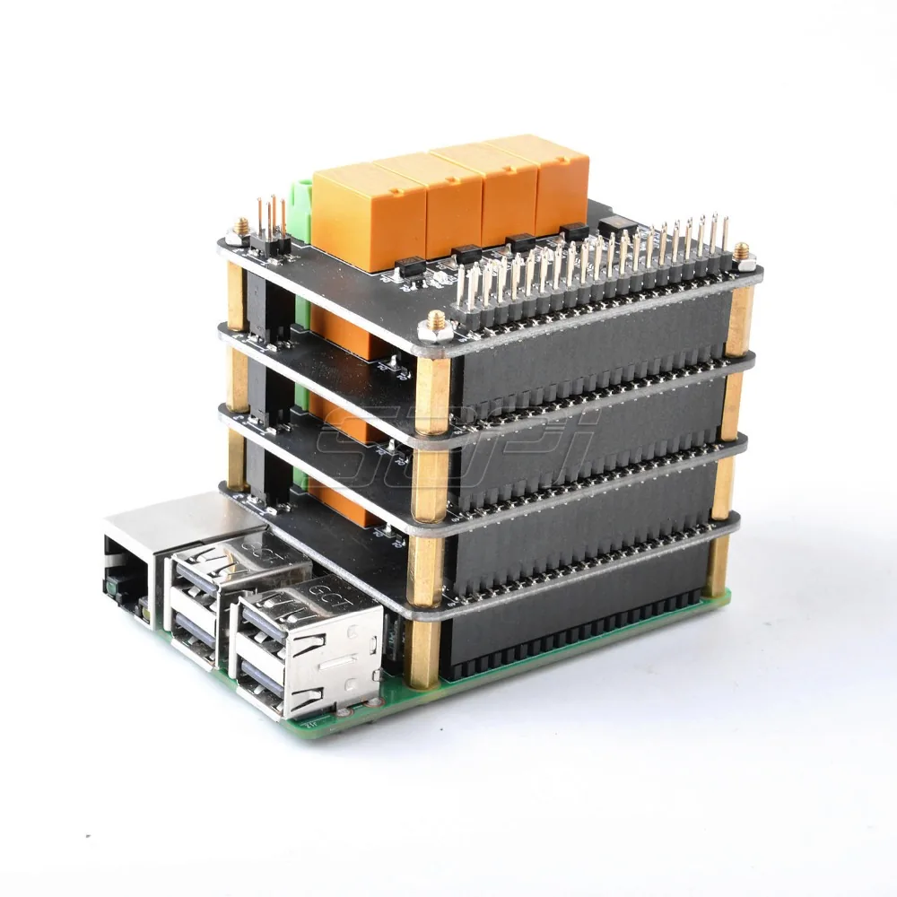 52pi Original 4channel Relay Hat Board For Raspberry Pi B 3b Plus 2b Not Including Rpi - 6 52pi Original 4channel Relay Hat Board For Raspberry Pi B 3b Plus 2b Not Including Rpi - 6