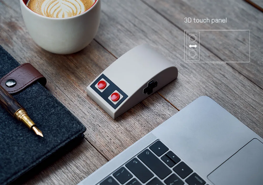 8bitdo N30 Wireless Mouse 3d Touch Panel Dpad Navigation Compatible With Windows Mac Os - 6