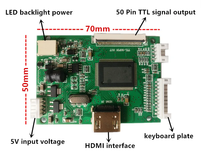 9inch Hd 1024x600 Lcd Tft Monitor Display With Hdmi Remote Control Board For Raspberry Pi 3 Orange - 1 9inch Hd 1024x600 Lcd Tft Monitor Display With Hdmi Remote Control Board For Raspberry Pi 3 Orange - 1