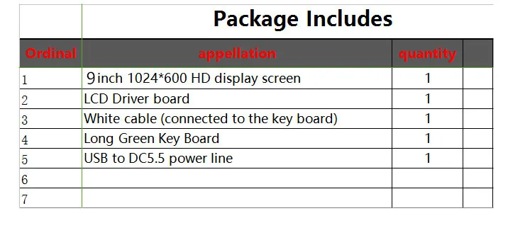 9inch Hd 1024x600 Lcd Tft Monitor Display With Hdmi Remote Control Board For Raspberry Pi 3 Orange - 2 9inch Hd 1024x600 Lcd Tft Monitor Display With Hdmi Remote Control Board For Raspberry Pi 3 Orange - 2