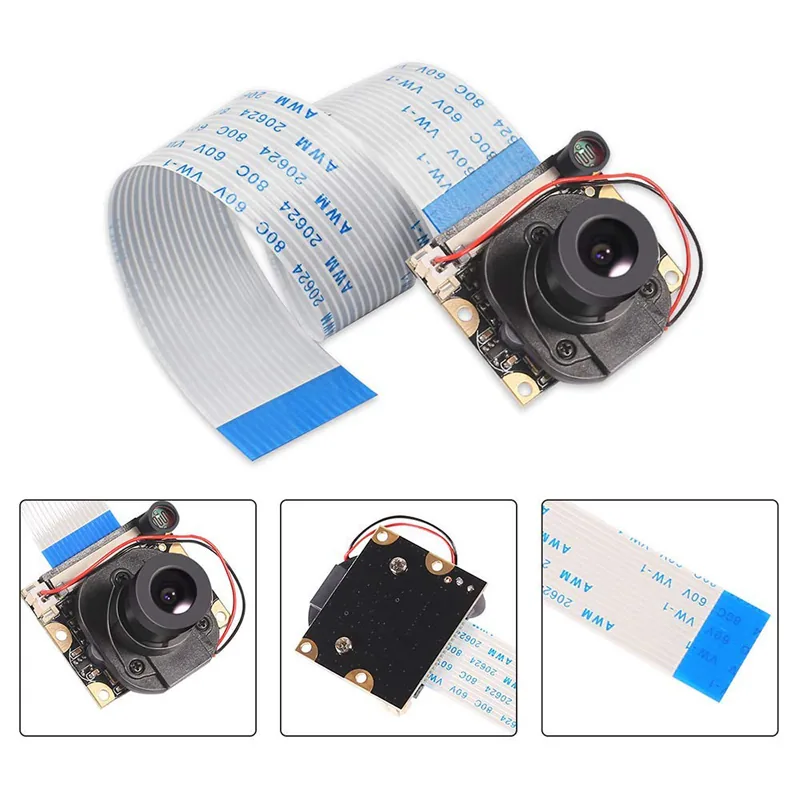 5mp 1080p Hd Webcam 3 Model B Aokin Raspberry Pi Camera Module With Automatic Ircut Night Vision - 2