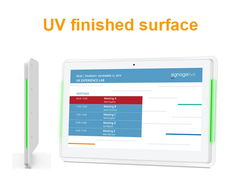 10inch Android Tablet Pc Wallmounted Poe Open Source Rooted Ideal For Conference Room Scheduling 133 156 Display - 2
