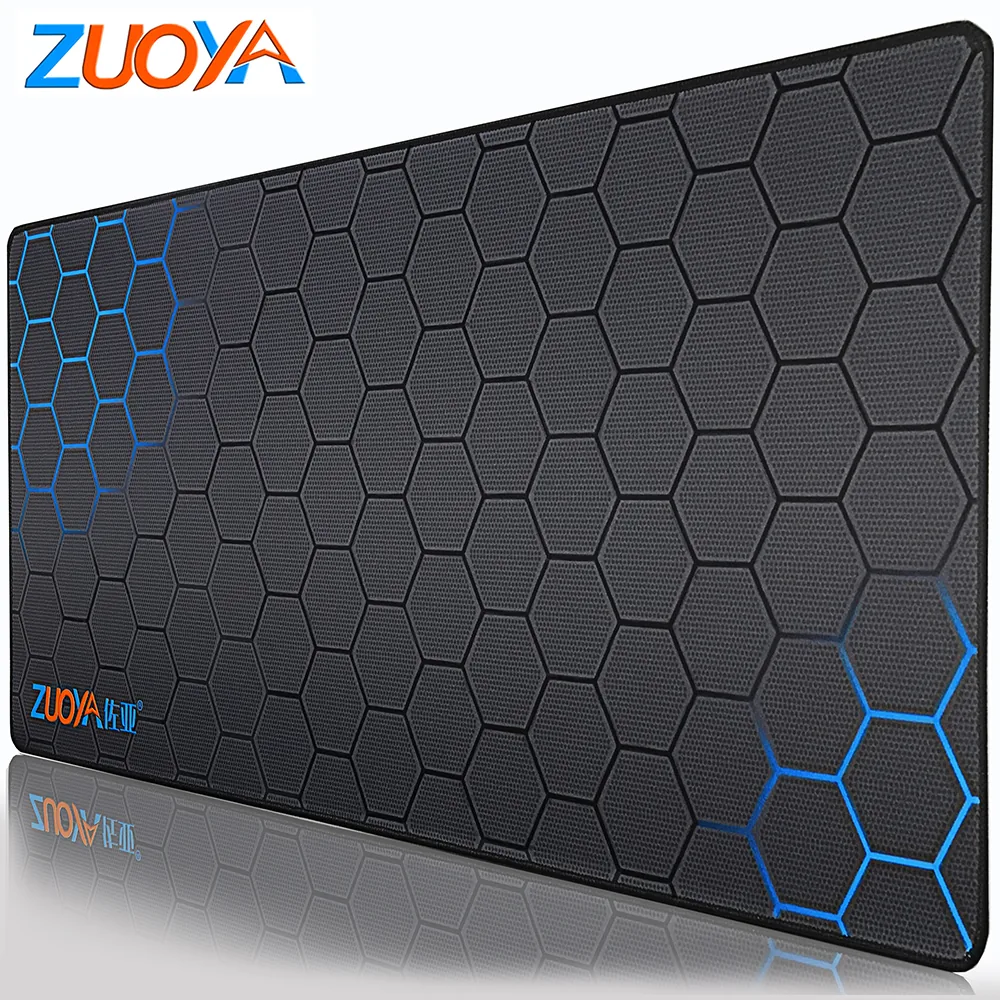 Extra Large Antislip Gaming Mouse Pad With Locking Edge Speed Enhancement Natural Rubber Desk Keyboard Mat For Gamers - 1