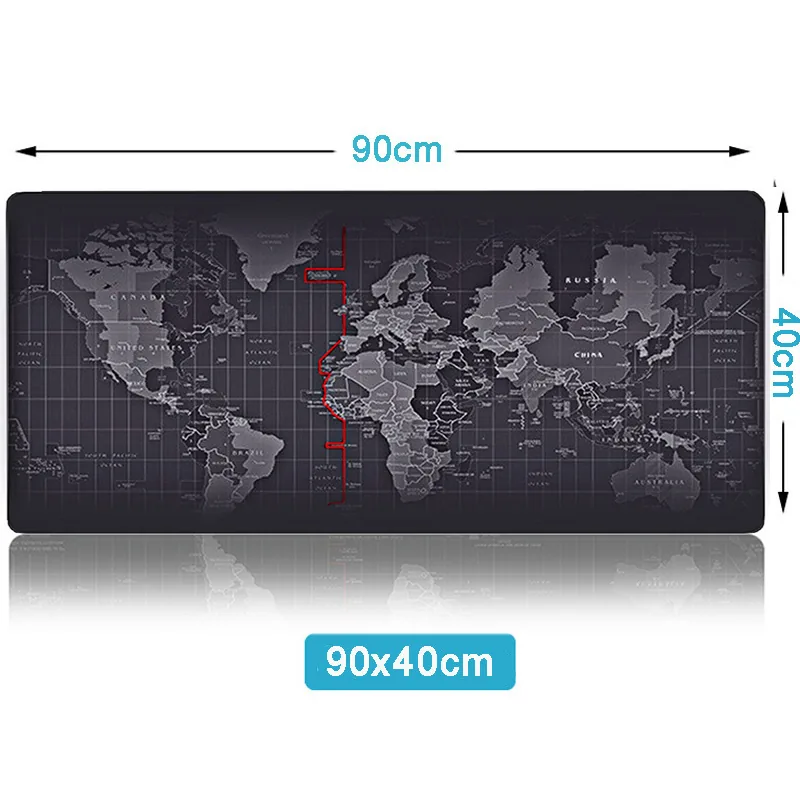 Extra Large Antislip Gaming Mouse Pad With World Map Design Natural Rubber Locking Edge Ideal For Gamers - 15 Extra Large Antislip Gaming Mouse Pad With World Map Design Natural Rubber Locking Edge Ideal For Gamers - 15