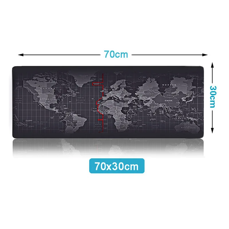 Extra Large Antislip Gaming Mouse Pad With World Map Design Natural Rubber Locking Edge Ideal For Gamers - 17 Extra Large Antislip Gaming Mouse Pad With World Map Design Natural Rubber Locking Edge Ideal For Gamers - 17