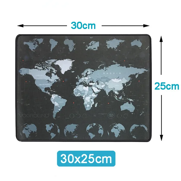 Extra Large Antislip Gaming Mouse Pad With World Map Design Natural Rubber Locking Edge Ideal For Gamers - 18 Extra Large Antislip Gaming Mouse Pad With World Map Design Natural Rubber Locking Edge Ideal For Gamers - 18