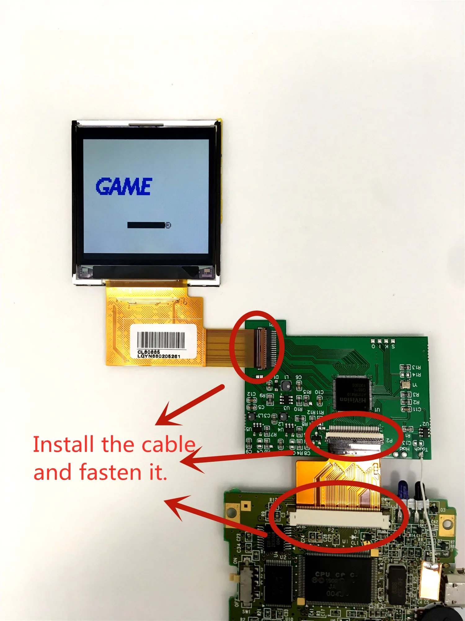 Gbc High Brightness Lcd Screen For Gameboy Color Easy Plug Play No Welding Or Shell Cutting Required - 6 Gbc High Brightness Lcd Screen For Gameboy Color Easy Plug Play No Welding Or Shell Cutting Required - 6