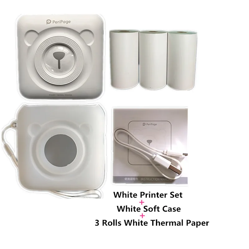 Compact Wireless Bluetooth 40 Thermal Photo Printer Pocketsized Inkless Compatible With Ios Android Pc Includes Soft Case - 4 Compact Wireless Bluetooth 40 Thermal Photo Printer Pocketsized Inkless Compatible With Ios Android Pc Includes Soft Case - 4