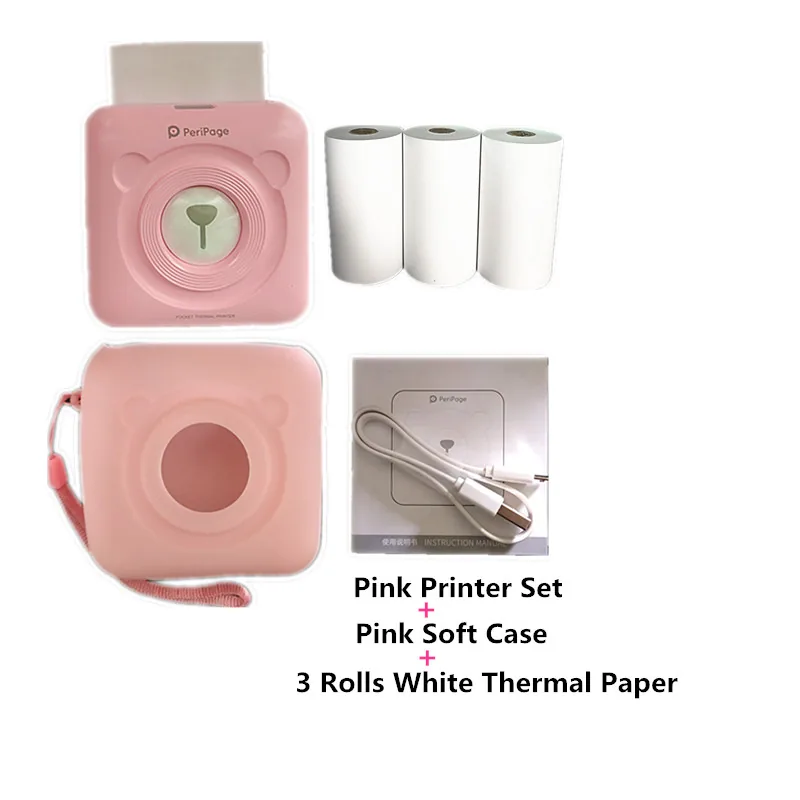 Compact Wireless Bluetooth 40 Thermal Photo Printer Pocketsized Inkless Compatible With Ios Android Pc Includes Soft Case - 3 Compact Wireless Bluetooth 40 Thermal Photo Printer Pocketsized Inkless Compatible With Ios Android Pc Includes Soft Case - 3