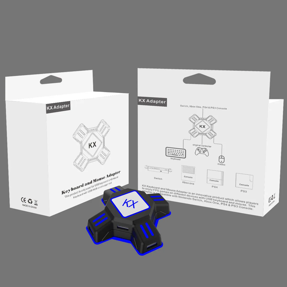 Ps4ps3xbox Onenintendo Switch Keyboard Mouse Adapter Gamepad Controller Converter Fps Game Accessories - 10