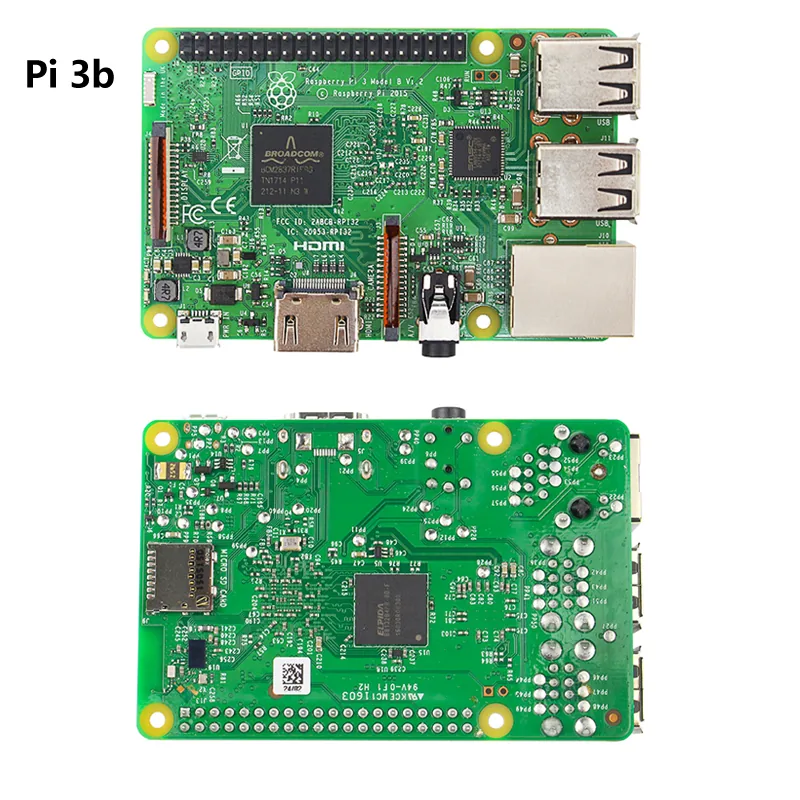 Raspberry Pi 3 Model B Mini Pc Board With Wifi Bluetooth Abs Case Power Supply - 2 Raspberry Pi 3 Model B Mini Pc Board With Wifi Bluetooth Abs Case Power Supply - 2