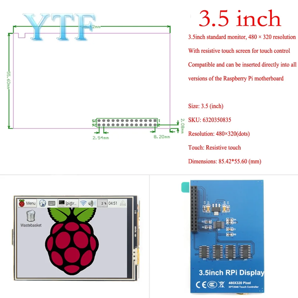 Raspberry Pi 3b 4b Compatible Touch Screen Hdmi Lcd Display Module 110 Inch - 2 Raspberry Pi 3b 4b Compatible Touch Screen Hdmi Lcd Display Module 110 Inch - 2