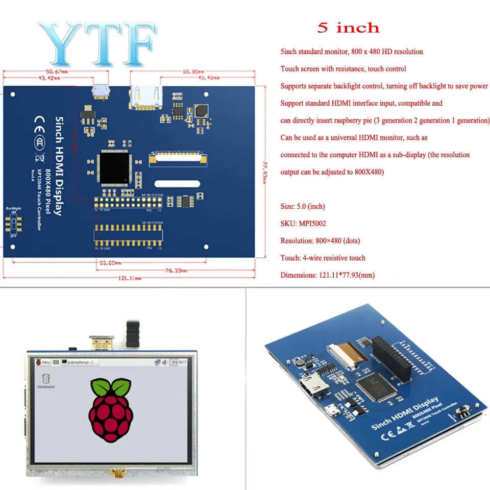 Raspberry Pi 3b 4b Compatible Touch Screen Hdmi Lcd Display Module 110 Inch - 3 Raspberry Pi 3b 4b Compatible Touch Screen Hdmi Lcd Display Module 110 Inch - 3