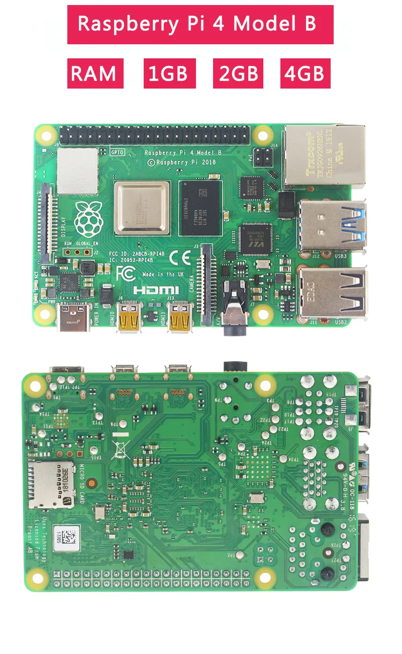 Raspberry Pi 4 Model B 6432gb Sd Card Kit 7inch Touch Screen Lcd Holder Micro Hdmi Fan Heat Sink Power Supply - 8 Raspberry Pi 4 Model B 6432gb Sd Card Kit 7inch Touch Screen Lcd Holder Micro Hdmi Fan Heat Sink Power Supply - 8