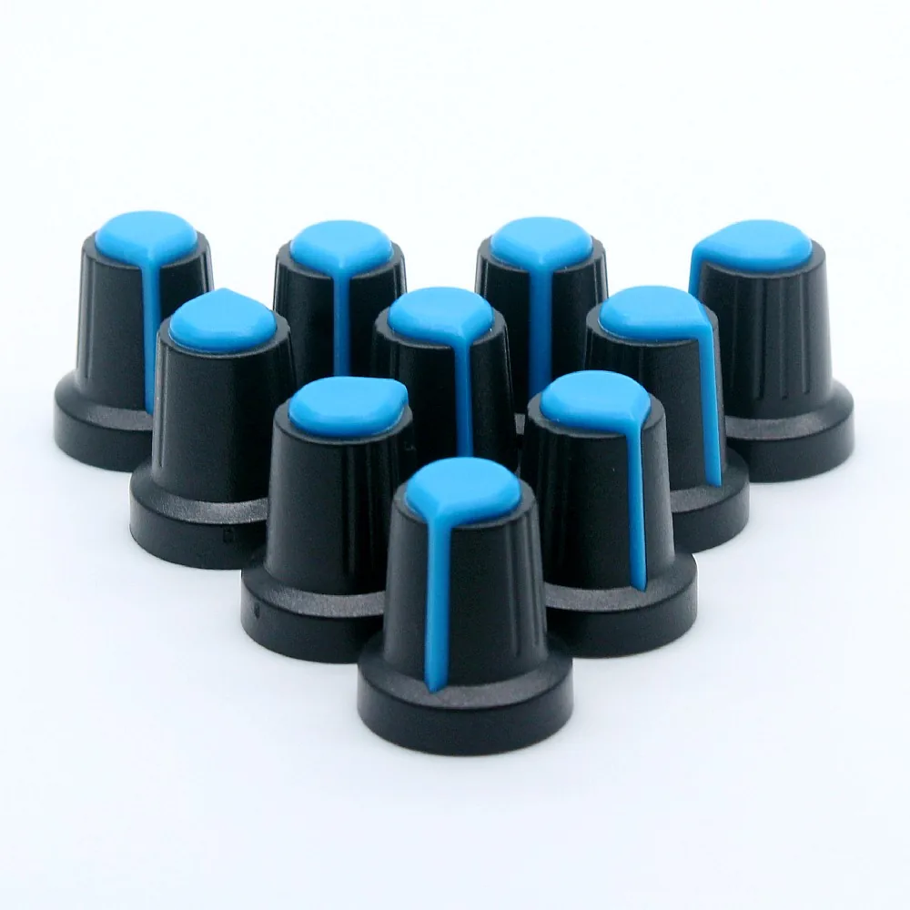 10pcs Plastic Potentiometer Knobs 14x16mm For Volume Control And Encoder Devices - 3 10pcs Plastic Potentiometer Knobs 14x16mm For Volume Control And Encoder Devices - 3