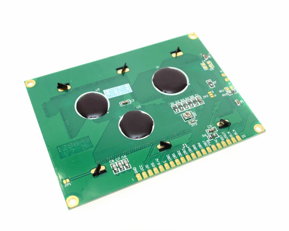 128x64 Dots Highresolution Lcd Display Module With Green Backlight For Arduino Raspberry Pi - 2 128x64 Dots Highresolution Lcd Display Module With Green Backlight For Arduino Raspberry Pi - 2