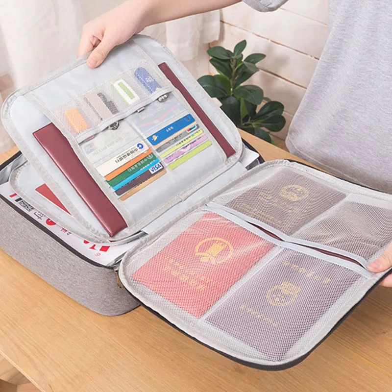 Luxury A4 Pu Leather Briefcase Zipper Office Document Bag Business Meeting Handbag Filing Product File Folder Case - 7 Luxury A4 Pu Leather Briefcase Zipper Office Document Bag Business Meeting Handbag Filing Product File Folder Case - 7