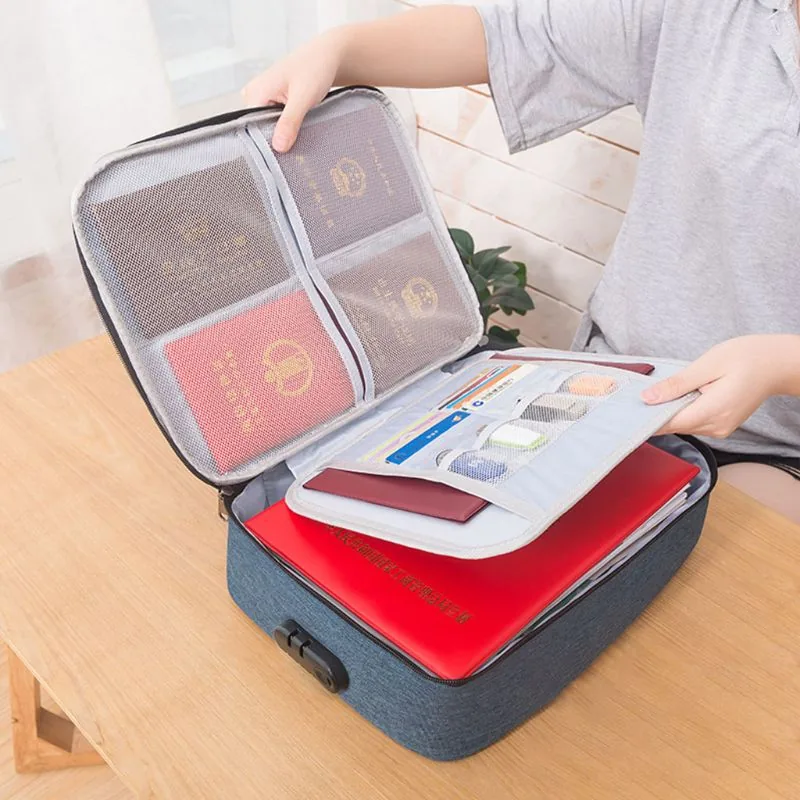 Luxury A4 Pu Leather Briefcase Zipper Office Document Bag Business Meeting Handbag Filing Product File Folder Case - 9 Luxury A4 Pu Leather Briefcase Zipper Office Document Bag Business Meeting Handbag Filing Product File Folder Case - 9