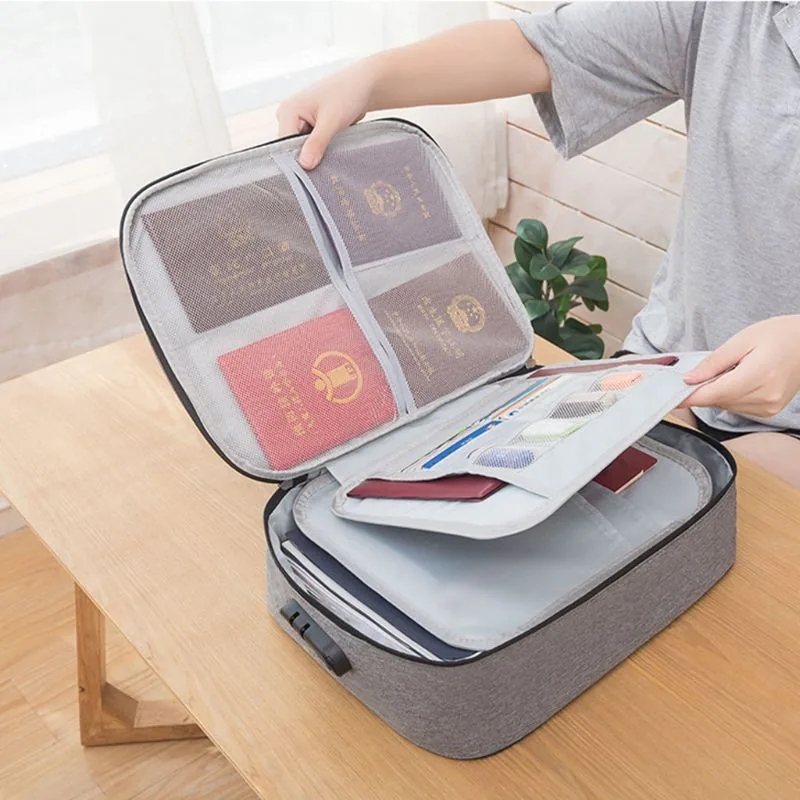 Luxury A4 Pu Leather Briefcase Zipper Office Document Bag Business Meeting Handbag Filing Product File Folder Case - 12 Luxury A4 Pu Leather Briefcase Zipper Office Document Bag Business Meeting Handbag Filing Product File Folder Case - 12
