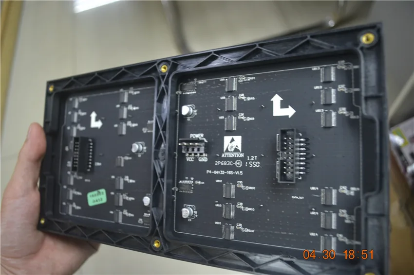 High Resolution P4 Rgb Led 256x128mm Dot Matrix Display Module 64x32 Pixels Advertising Screen For Tv - 7