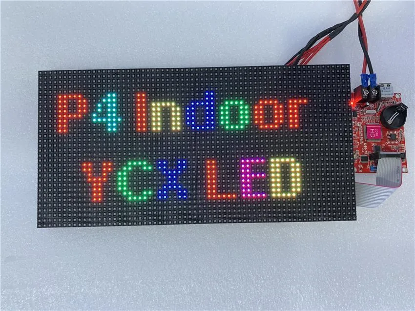 High Resolution P4 Rgb Led 256x128mm Dot Matrix Display Module 64x32 Pixels Advertising Screen For Tv - 8