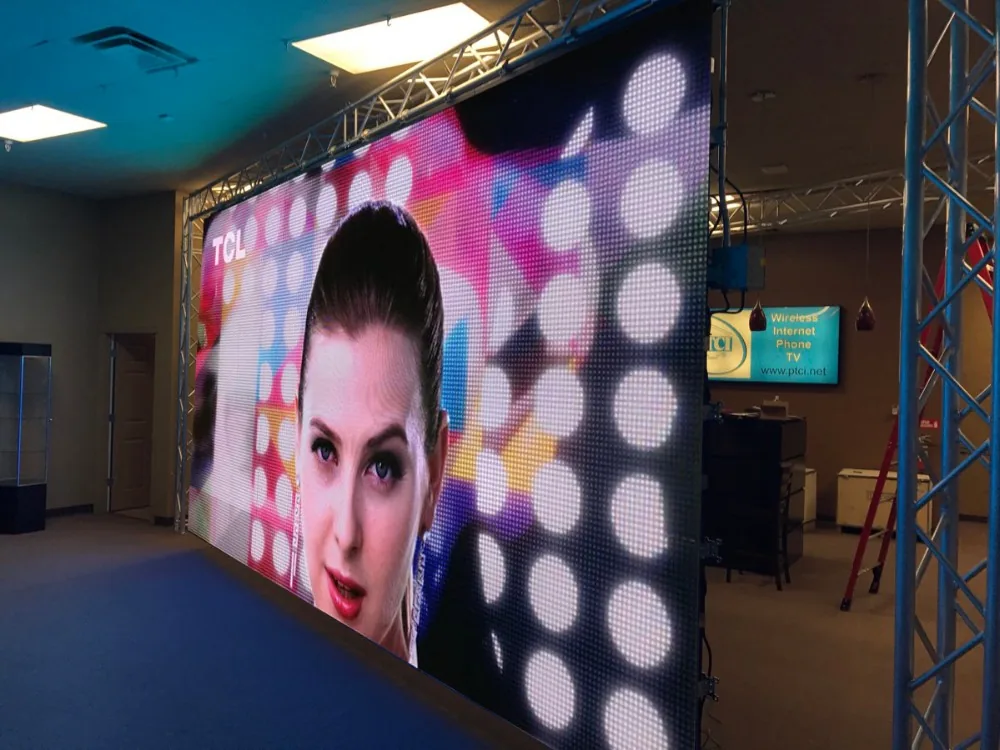 Indoor Full Color Display 64x32 Rgb Led Matrix Sign P25p10 Video Wall Module Screen - 5