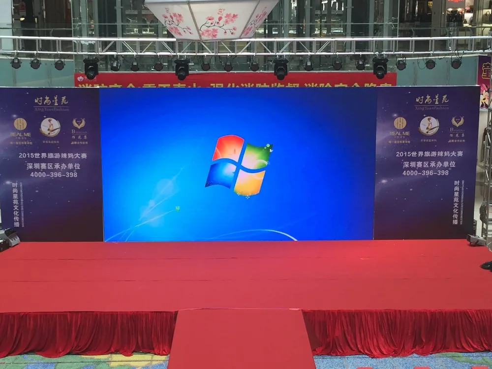 Indoor Full Color Display 64x32 Rgb Led Matrix Sign P25p10 Video Wall Module Screen - 7