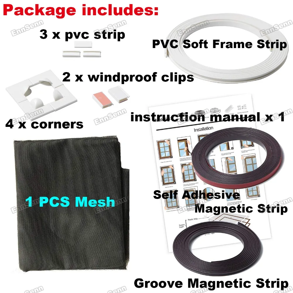 Customizable Magnetic Window Screen Mesh Adjustable Washable Invisible Fly And Mosquito Net For Motorhomes - 5 Customizable Magnetic Window Screen Mesh Adjustable Washable Invisible Fly And Mosquito Net For Motorhomes - 5