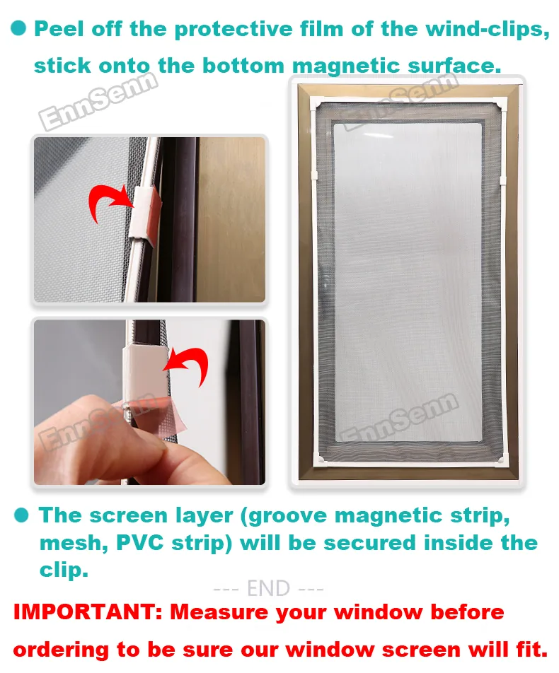 Customizable Magnetic Window Screen Mesh Adjustable Washable Invisible Fly And Mosquito Net For Motorhomes - 13 Customizable Magnetic Window Screen Mesh Adjustable Washable Invisible Fly And Mosquito Net For Motorhomes - 13