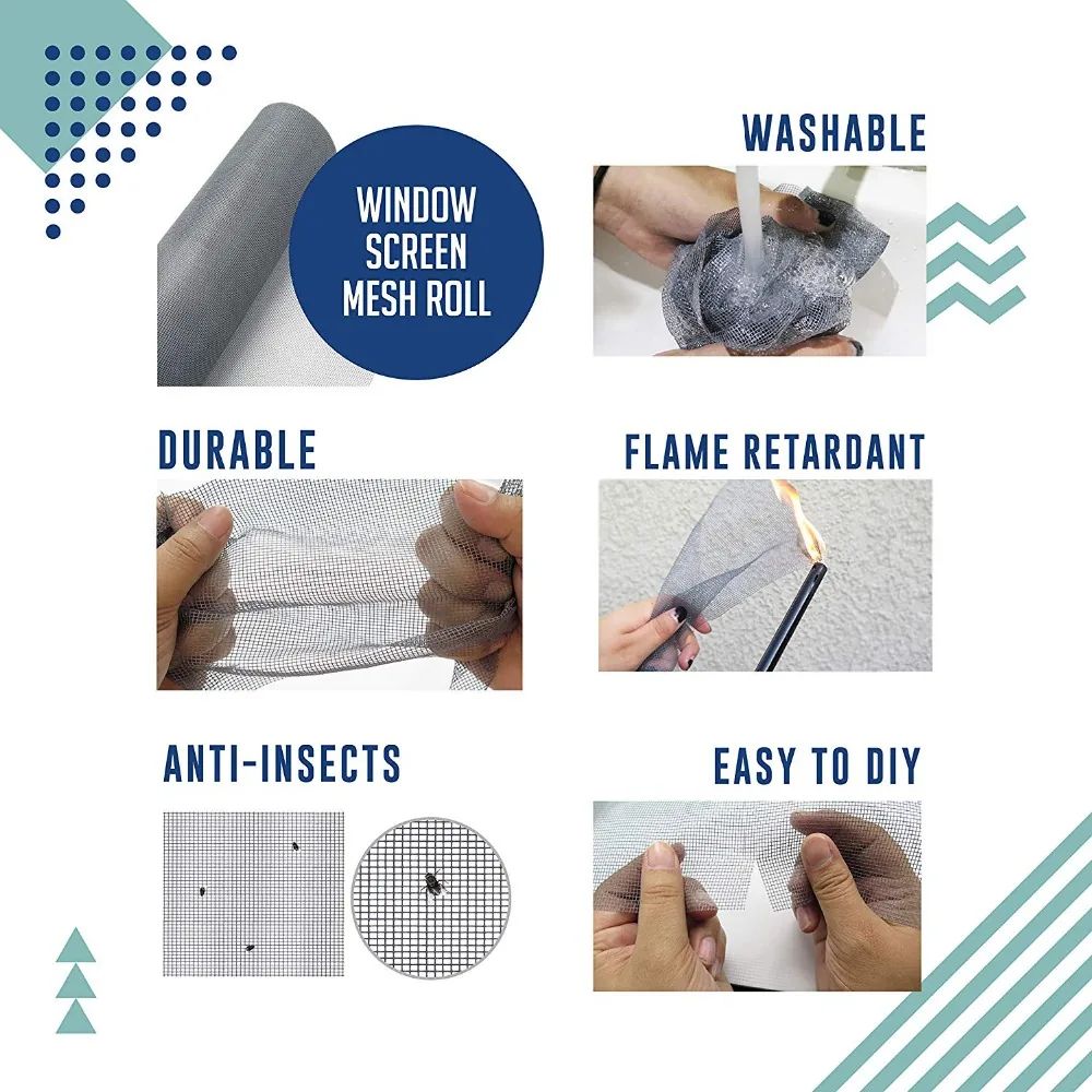 Customizable Magnetic Window Screen Mesh Adjustable Washable Invisible Fly And Mosquito Net For Motorhomes - 30 Customizable Magnetic Window Screen Mesh Adjustable Washable Invisible Fly And Mosquito Net For Motorhomes - 30