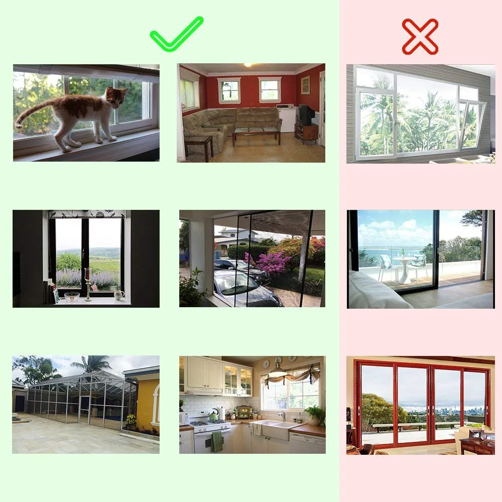 Customizable Magnetic Window Screen Mesh Adjustable Washable Invisible Fly And Mosquito Net For Motorhomes - 32 Customizable Magnetic Window Screen Mesh Adjustable Washable Invisible Fly And Mosquito Net For Motorhomes - 32