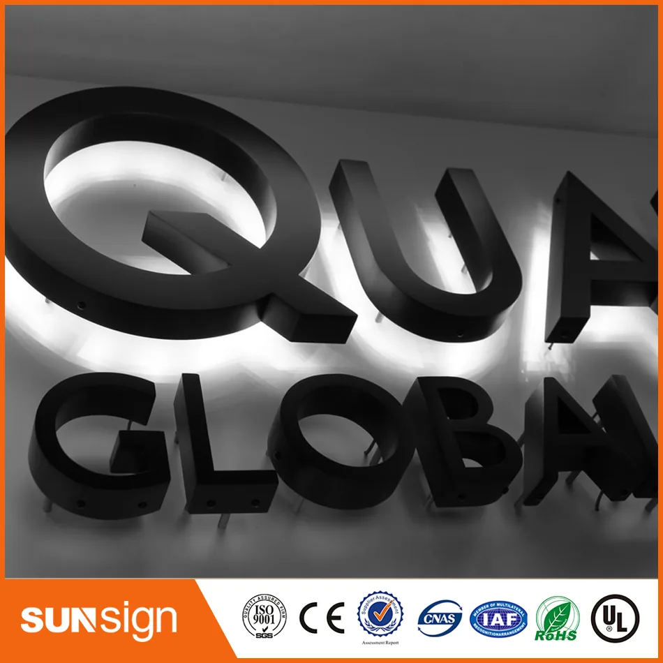 Led Illuminated Acrylic Storefront Signs Backlit Channel Letter Business Display Signage - 2