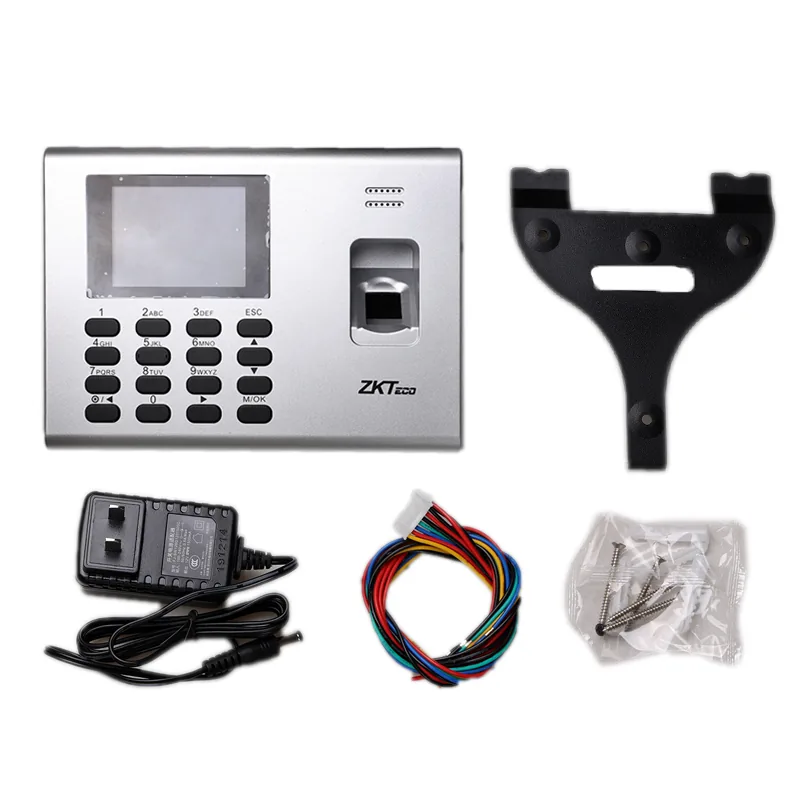 Zkteco K40 Biometric Fingerprint Time Attendance Terminal Multilanguage Access Control With Builtin Battery - 3