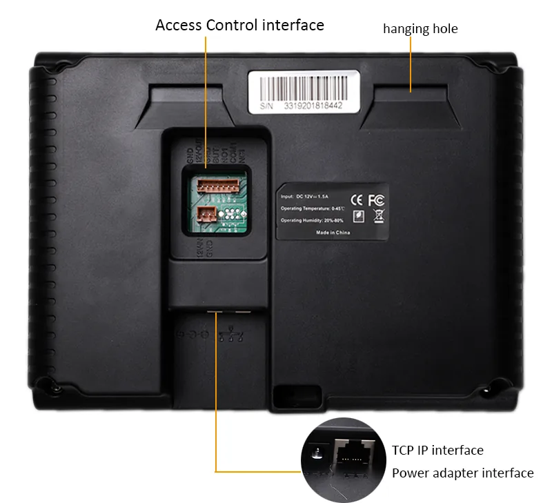 Zkteco K40 Biometric Fingerprint Time Attendance Terminal Multilanguage Access Control With Builtin Battery - 1