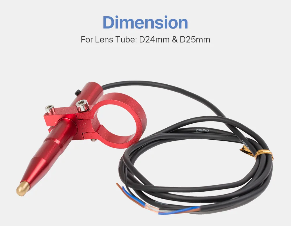 Cloudray Auto Focus Co2 Laser Engraver Cutter Zaxis Focusing Sensor For Motorized Adjustable Table - 1