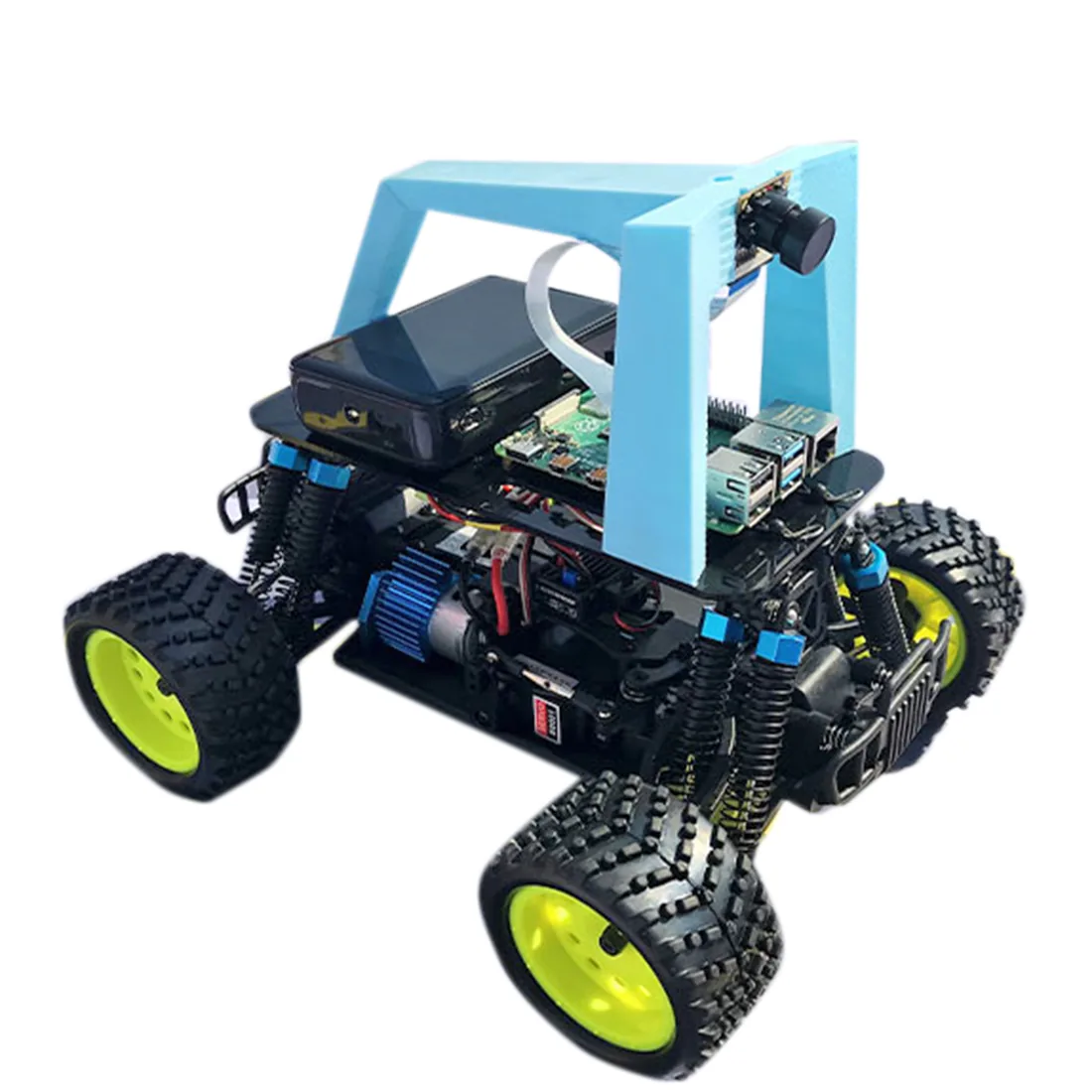 Raspberry Pi4 Programmable Ai Robot Car Kit Diy Autonomous Racing Vehicle With Track For Software Development - 2
