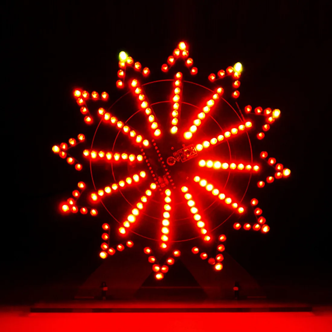 Diy Colorful Led Ferris Wheel Kit With Infrared Remote Automatic Rotating Decorative Electronic Components - 7 Diy Colorful Led Ferris Wheel Kit With Infrared Remote Automatic Rotating Decorative Electronic Components - 7