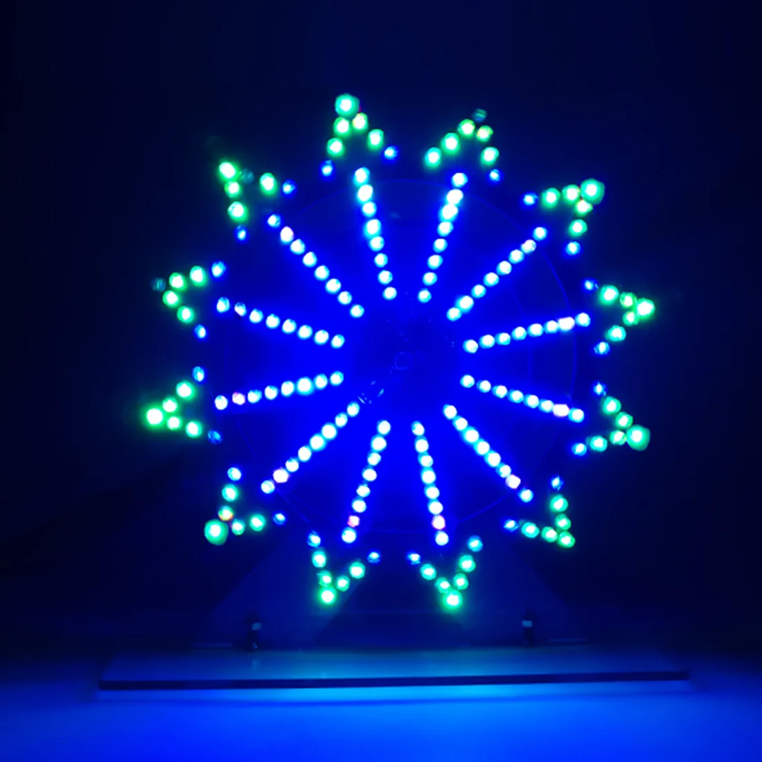 Diy Colorful Led Ferris Wheel Kit With Infrared Remote Automatic Rotating Decorative Electronic Components - 9 Diy Colorful Led Ferris Wheel Kit With Infrared Remote Automatic Rotating Decorative Electronic Components - 9