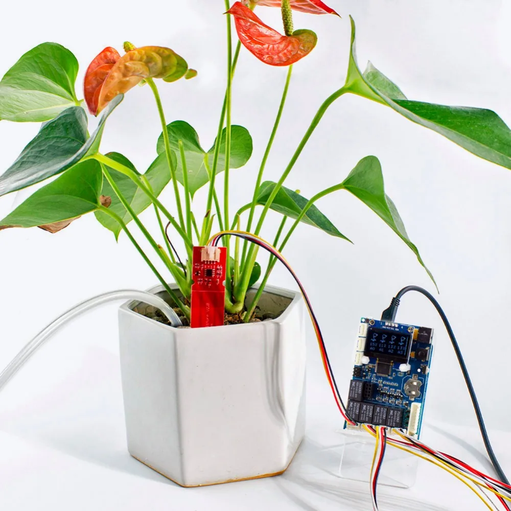 Arduino Diy Plant Watering Kit With Automatic Program Device And Capacitive Soil Moisture Sensor - 2