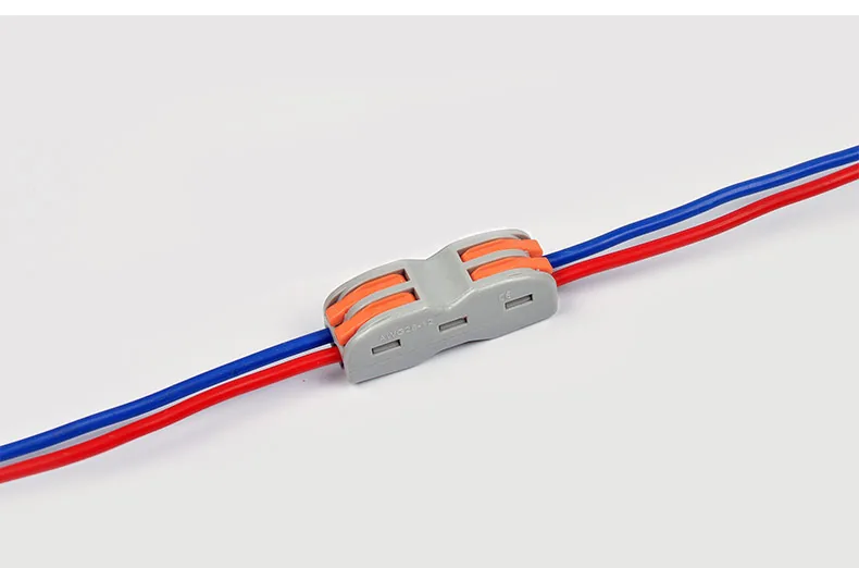 Universal Quick Wiring Electrical Cable Wire Connector Pushin Terminal Block For Secure Connection - 6 Universal Quick Wiring Electrical Cable Wire Connector Pushin Terminal Block For Secure Connection - 6